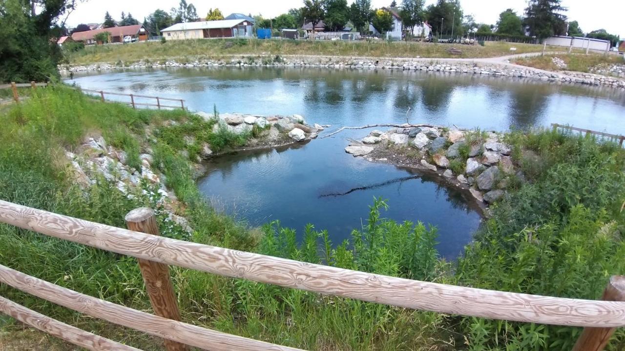 Geraumiger Wohnwagen Unter Baumen Neben Mur-Stausee Feldkirchen bei Graz Dış mekan fotoğraf